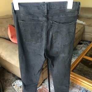 Levi Dark Gray Mile High Super Skinny